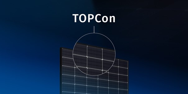 Topcon with solar panel