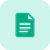 Icon Green Document