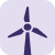 Icon Wind Turbine Purple